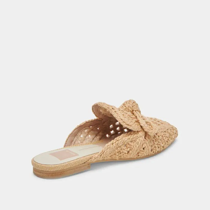 Flats and Loafers Shop Dolce Vita Sabor Flats Lt Natural Raffia Lt Natural Raffia