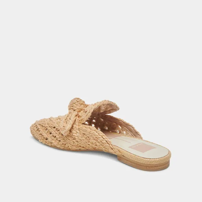 Flats and Loafers Shop Dolce Vita Sabor Flats Lt Natural Raffia Lt Natural Raffia