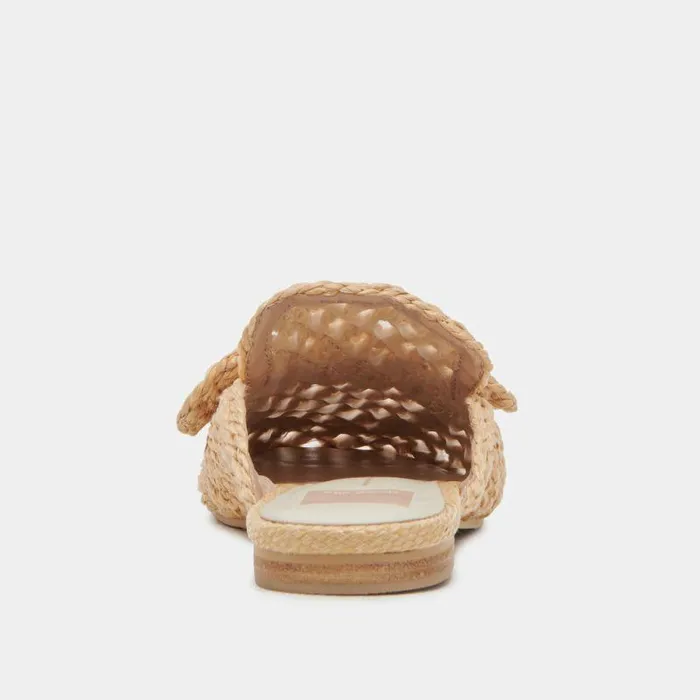 Flats and Loafers Shop Dolce Vita Sabor Flats Lt Natural Raffia Lt Natural Raffia