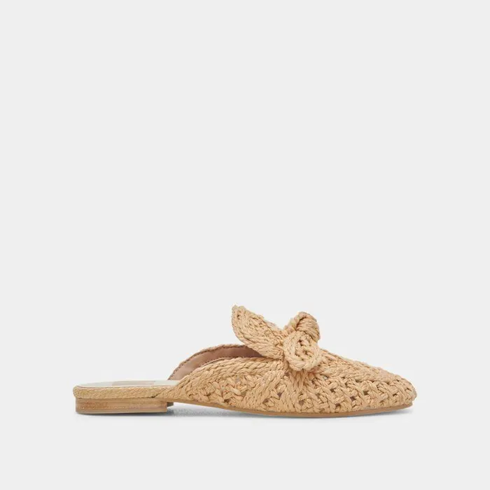 Flats and Loafers Shop Dolce Vita Sabor Flats Lt Natural Raffia Lt Natural Raffia