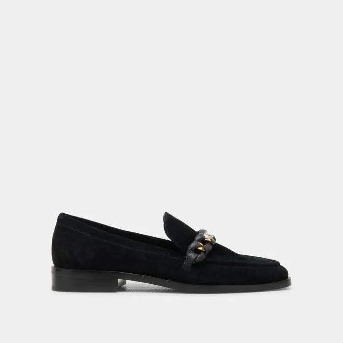 Flats and Loafers Shop Dolce Vita Sallie Flats Onyx Suede Onyx Suede