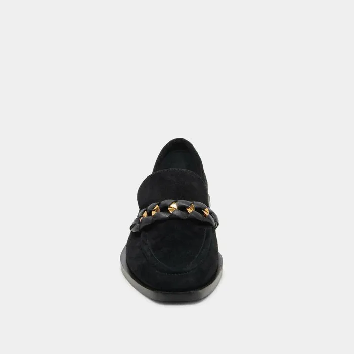 Flats and Loafers Shop Dolce Vita Sallie Flats Onyx Suede Onyx Suede