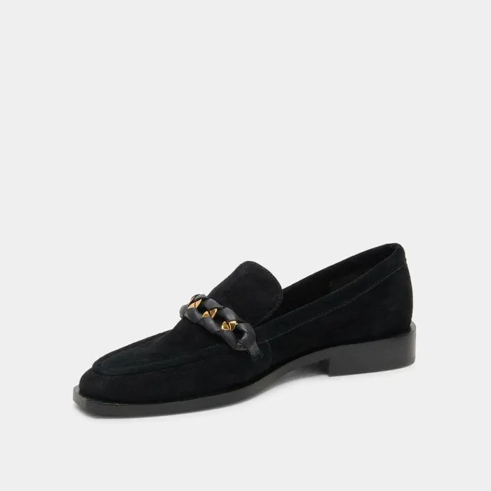 Flats and Loafers Shop Dolce Vita Sallie Flats Onyx Suede Onyx Suede