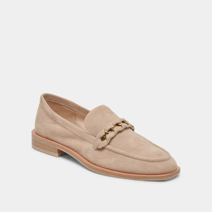 Flats and Loafers Shop Dolce Vita Sallie Flats Taupe Suede Taupe Suede