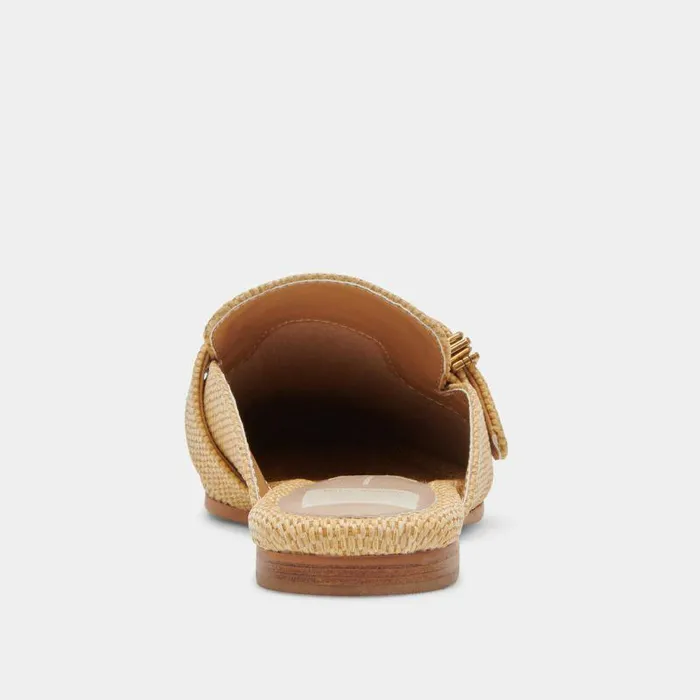 Flats and Loafers Shop Dolce Vita Santel Flats Honey Raffia Honey Raffia