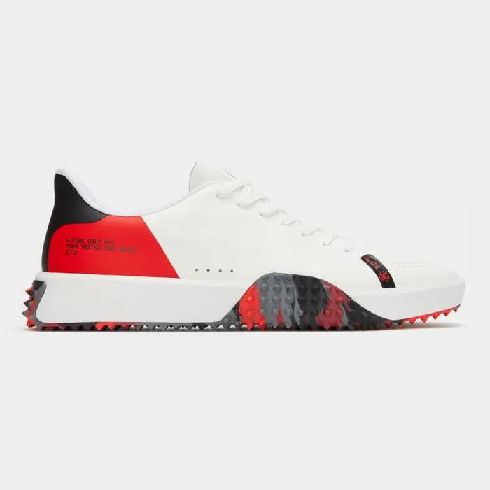 Golf Shoes Men GFORE MEN039S G112 PU LEATHER COLOUR BLOCK CAMO GOLF SHOE Snow Poppy Camo