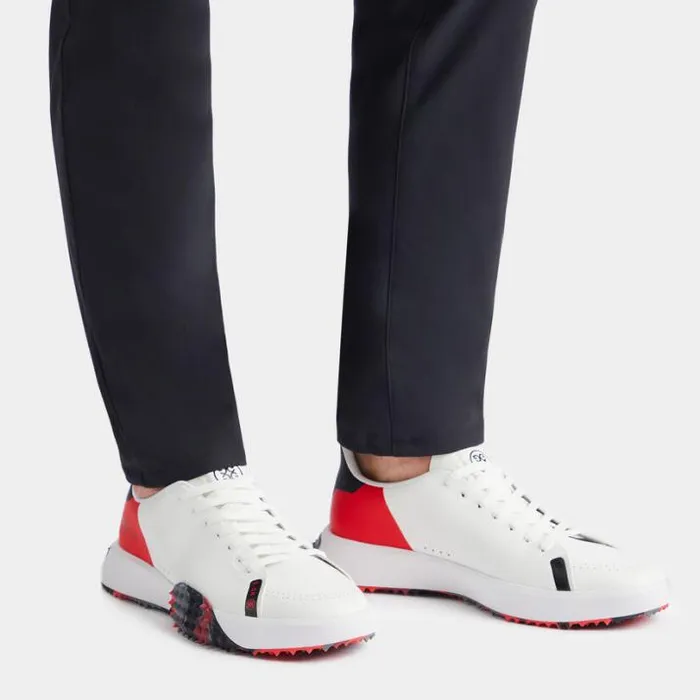 Golf Shoes Men GFORE MEN039S G112 PU LEATHER COLOUR BLOCK CAMO GOLF SHOE Snow Poppy Camo