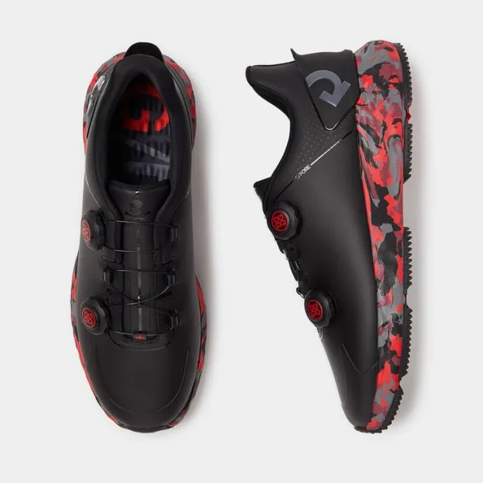 Golf Shoes Men GFORE MEN039S GDRIVE PERFORATED TPU CAMO GOLF SHOE Onyx