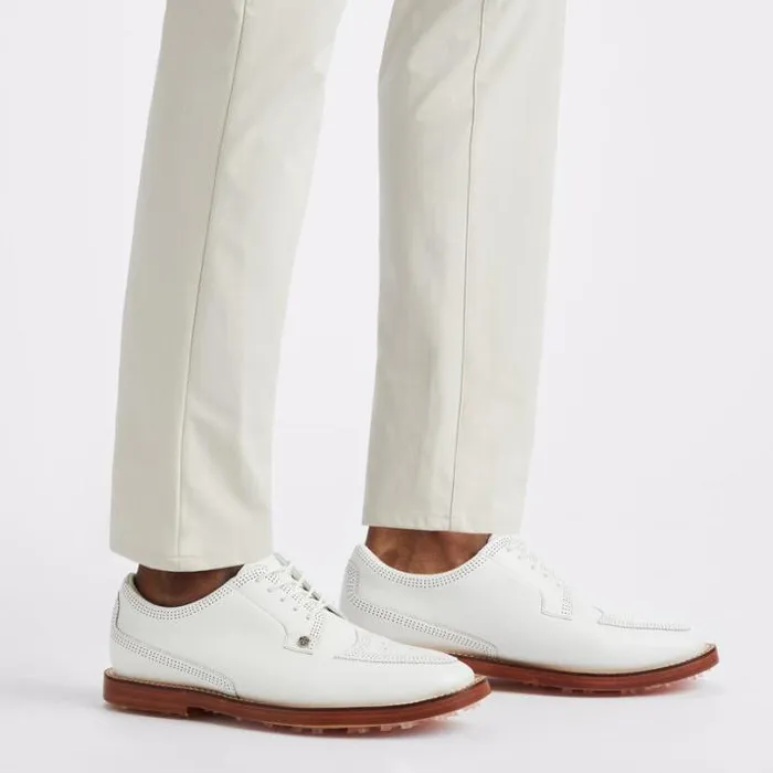 Golf Shoes Men GFORE MEN039S GALLIVANTER LEATHER LUXE SOLE BROGUE GOLF SHOE Snow