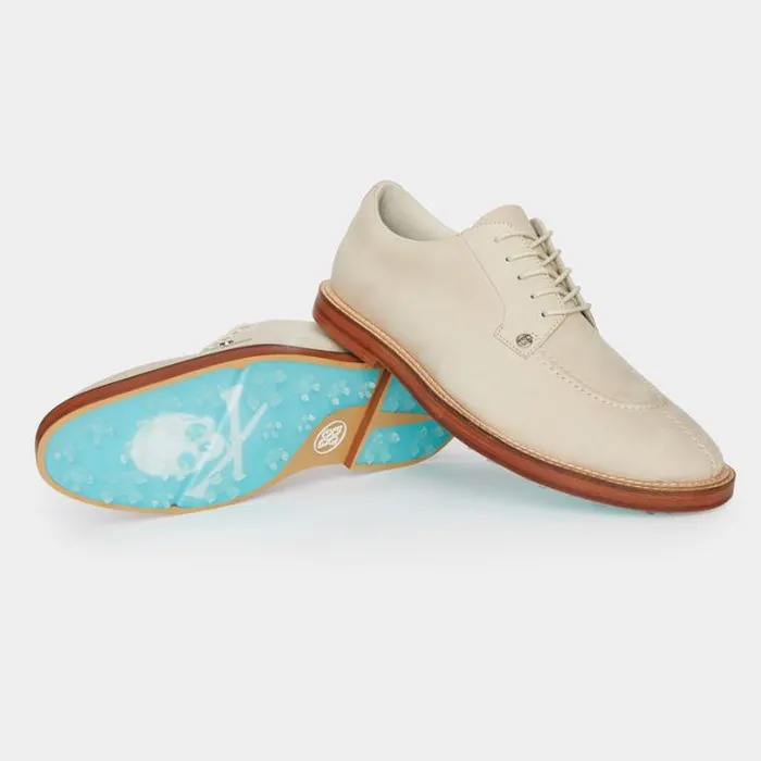 Golf Shoes Men GFORE MEN039S GALLIVANTER NUBUCK LEATHER LUXE SOLE SPLIT TOE GOLF SHOE Stone