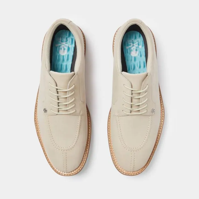 Golf Shoes Men GFORE MEN039S GALLIVANTER NUBUCK LEATHER LUXE SOLE SPLIT TOE GOLF SHOE Stone
