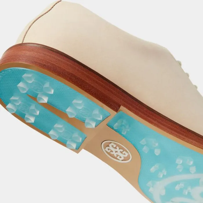 Golf Shoes Men GFORE MEN039S GALLIVANTER NUBUCK LEATHER LUXE SOLE SPLIT TOE GOLF SHOE Stone
