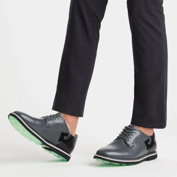 Golf Shoes Men GFORE MEN039S GALLIVANTER PEBBLE LEATHER TWO TONE GOLF SHOE Charcoal