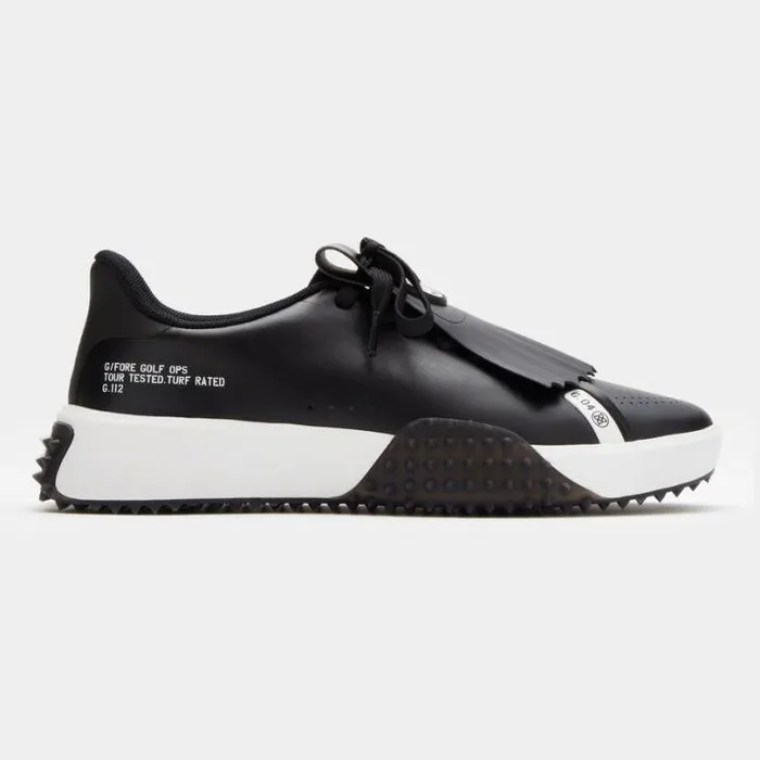 Golf Shoes Women GFORE WOMEN039S G112 PU LEATHER KILTIE GOLF SHOE Onyx