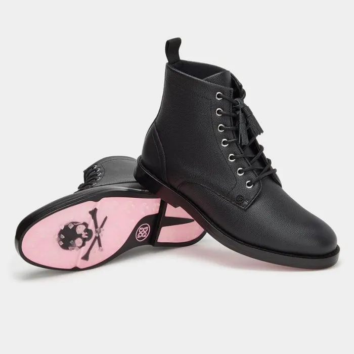 Golf Shoes Women GFORE WOMEN039S GALLIVANTER LUXE LEATHER SOLE GOLF BOOT Onyx