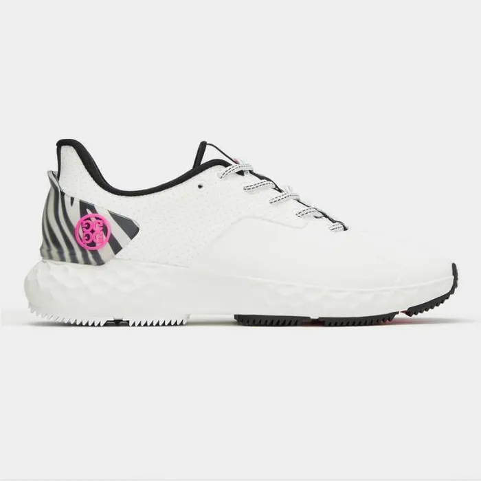 Golf Shoes Women GFORE WOMEN039S MG4 PERFORATED TPU ZEBRA ACCENT GOLF SHOE Snow