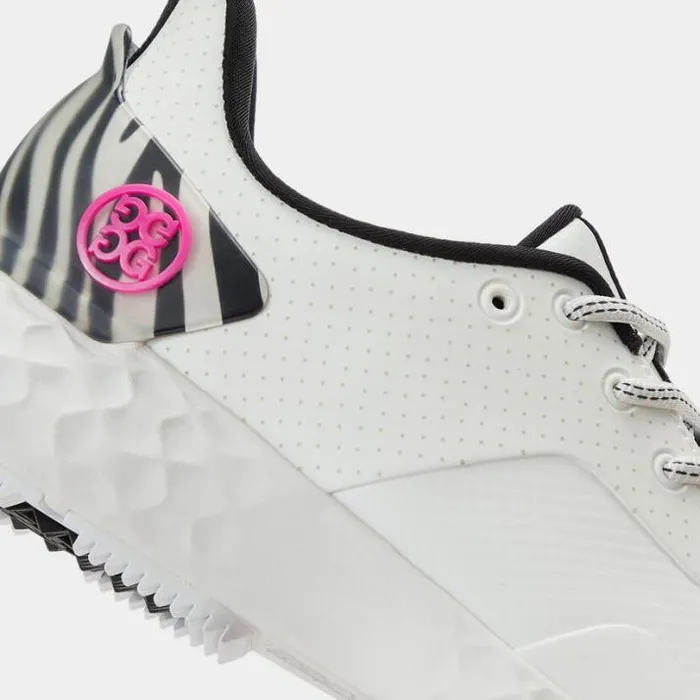 Golf Shoes Women GFORE WOMEN039S MG4 PERFORATED TPU ZEBRA ACCENT GOLF SHOE Snow