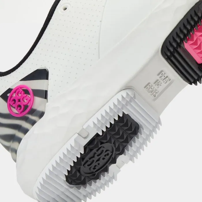 Golf Shoes Women GFORE WOMEN039S MG4 PERFORATED TPU ZEBRA ACCENT GOLF SHOE Snow