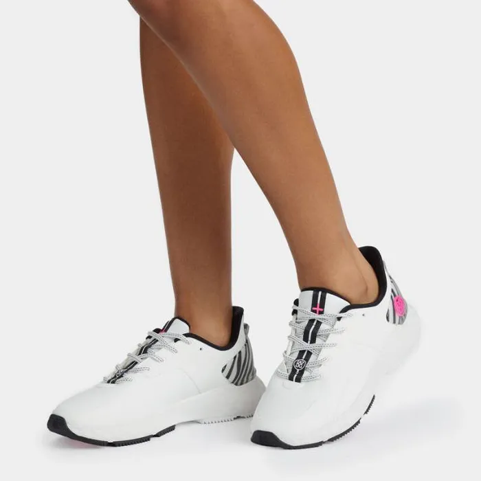 Golf Shoes Women GFORE WOMEN039S MG4 PERFORATED TPU ZEBRA ACCENT GOLF SHOE Snow