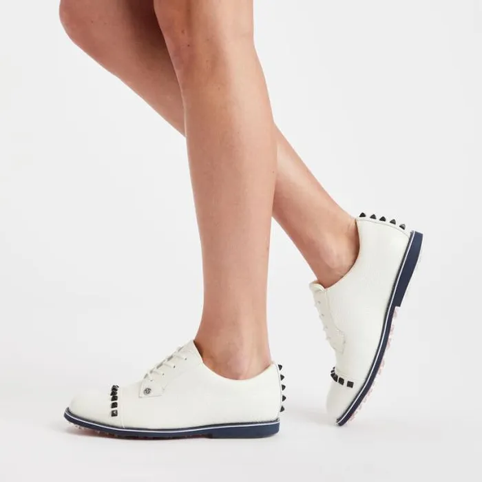 Golf Shoes Women GFORE WOMEN039S STUD CAP TOE GOLF SHOE Snow