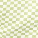 Green and Ivory Check Crop Cardigan Clothing Unique Vintage Sweaters and Cardigans