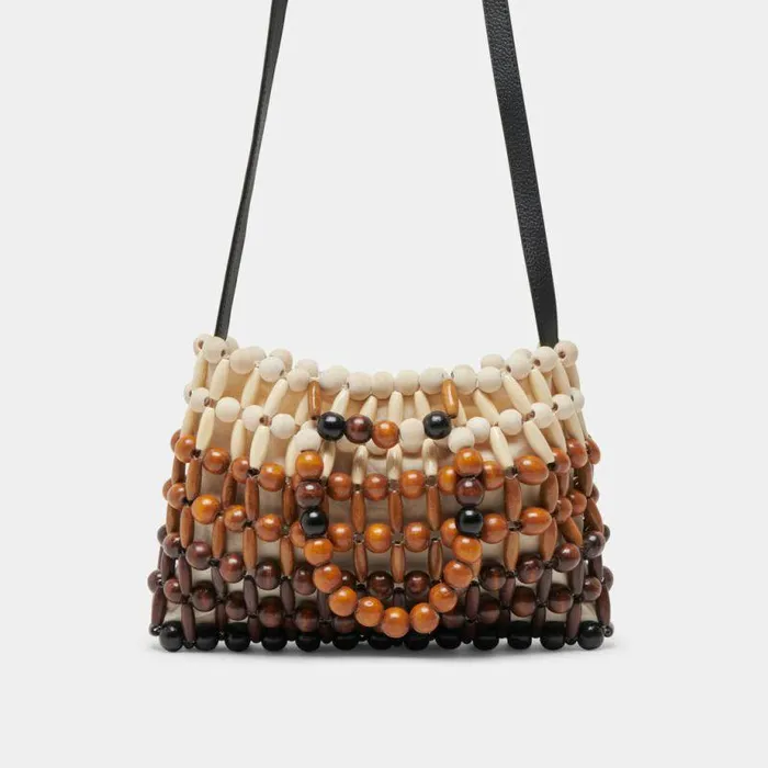 Handbags Shop Dolce Vita Caroline Handbag Natural Multi Wood Natural Multi Wood