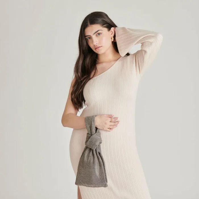 Handbags Shop Dolce Vita Clarra Handbag Silver Mesh Silver Mesh