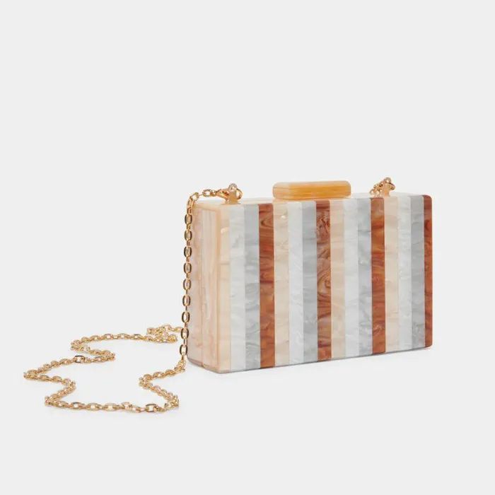Handbags Shop Dolce Vita Corrie Clutch Taupe Multi Resin Taupe Multi Resin