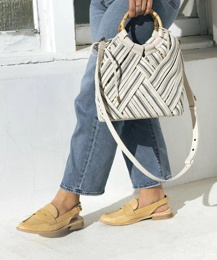 Handbags Shop Dolce Vita Elsie Handbag Ivory Woven Ivory Woven