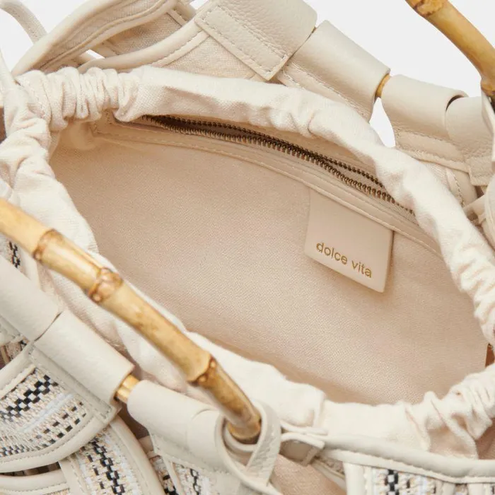 Handbags Shop Dolce Vita Elsie Handbag Ivory Woven Ivory Woven