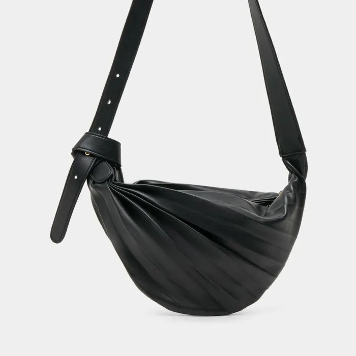 Handbags Shop Dolce Vita Georgia Shoulder Bag Black Faux Leather Black Faux Leather