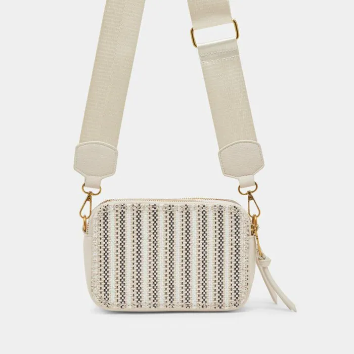Handbags Shop Dolce Vita Gladys Crossbody Bone Woven Bone Woven