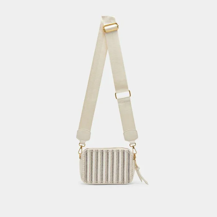 Handbags Shop Dolce Vita Gladys Crossbody Bone Woven Bone Woven