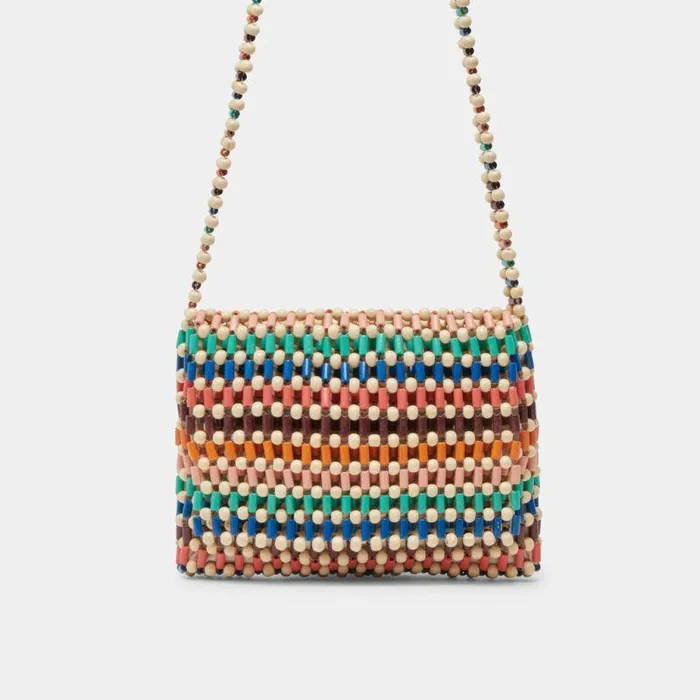 Handbags Shop Dolce Vita Ida Shoulder Bag Multi Wood Multi Wood