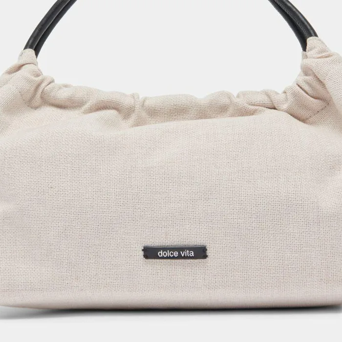 Handbags Shop Dolce Vita Logan Tote Black Woven Black Woven