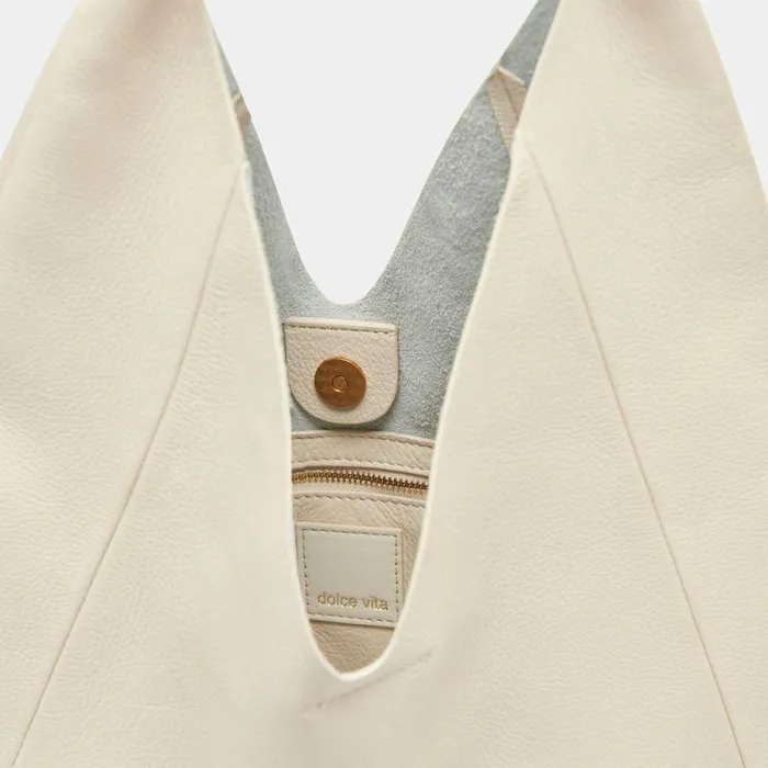 Handbags Shop Dolce Vita Mia Tote Ivory Leather Ivory Leather