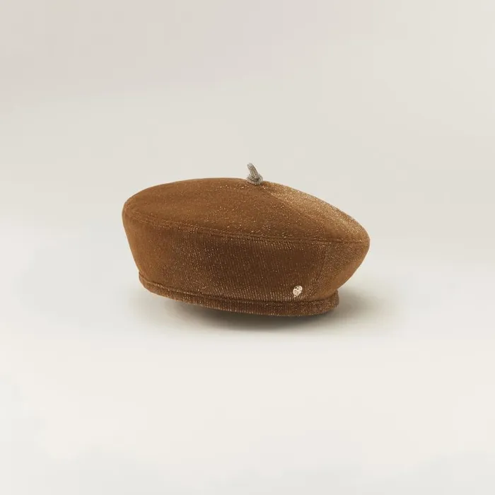 Hats Beanies and Berets Helen Kaminski Galileo Almond Sparkle
