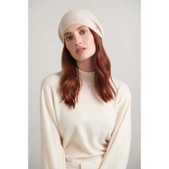 Hats Beanies and Berets Helen Kaminski Selby Cream
