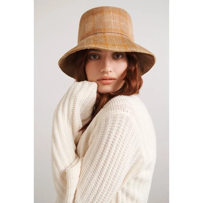 Hats Bucket Helen Kaminski Roset Camel Check