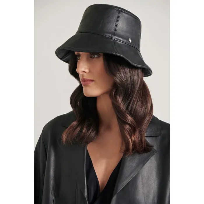 Hats Bucket Helen Kaminski Whitney Black Nappa