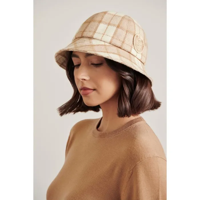 Hats Cloche Helen Kaminski Franz Cream Check