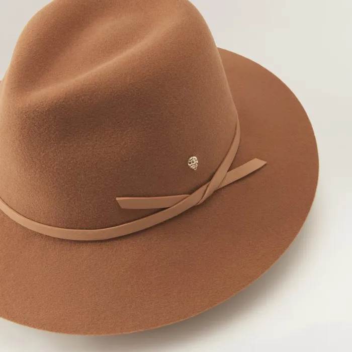 Hats Fedora Helen Kaminski Carly Camelnut