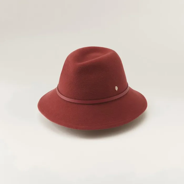 Hats Fedora Helen Kaminski Lumie Deep Rustruby