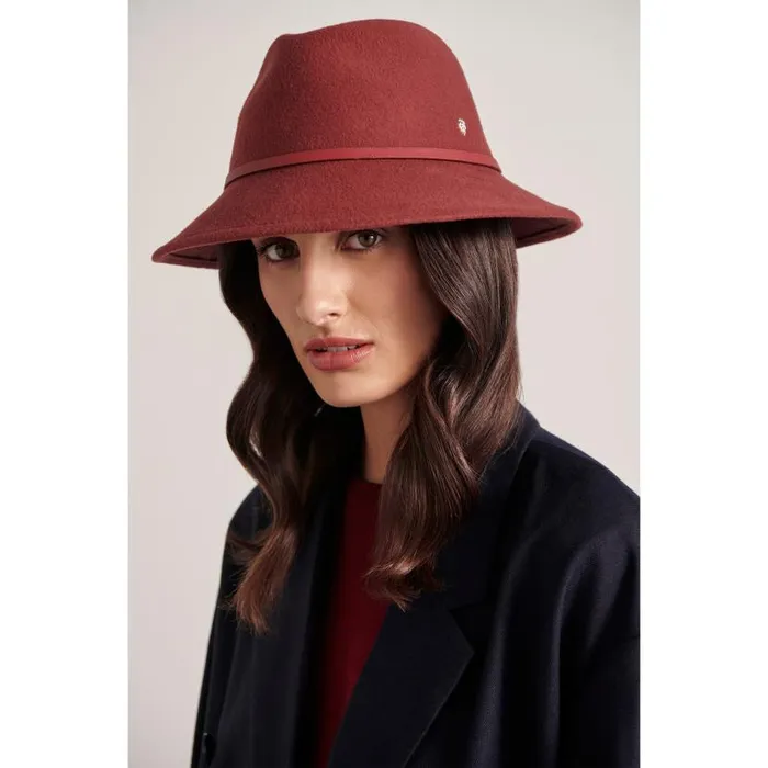 Hats Fedora Helen Kaminski Lumie Deep Rustruby