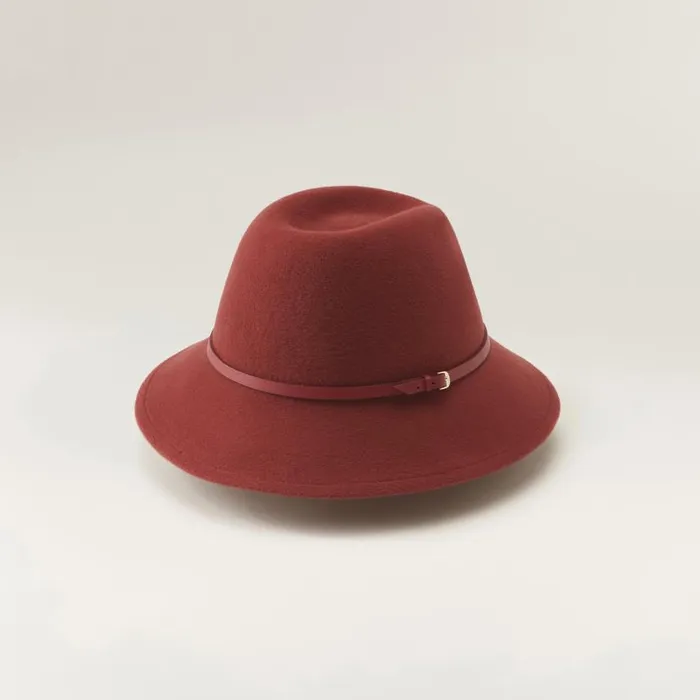 Hats Fedora Helen Kaminski Lumie Deep Rustruby