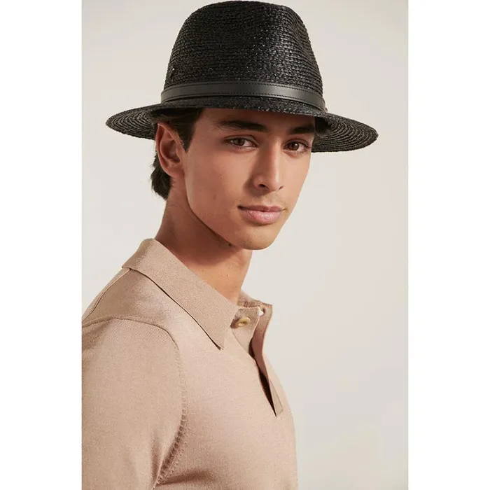 HatsMen Fedora Helen Kaminski Billie Charcoalblack