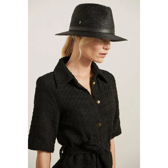 HatsMen Fedora Helen Kaminski Billie Charcoalblack