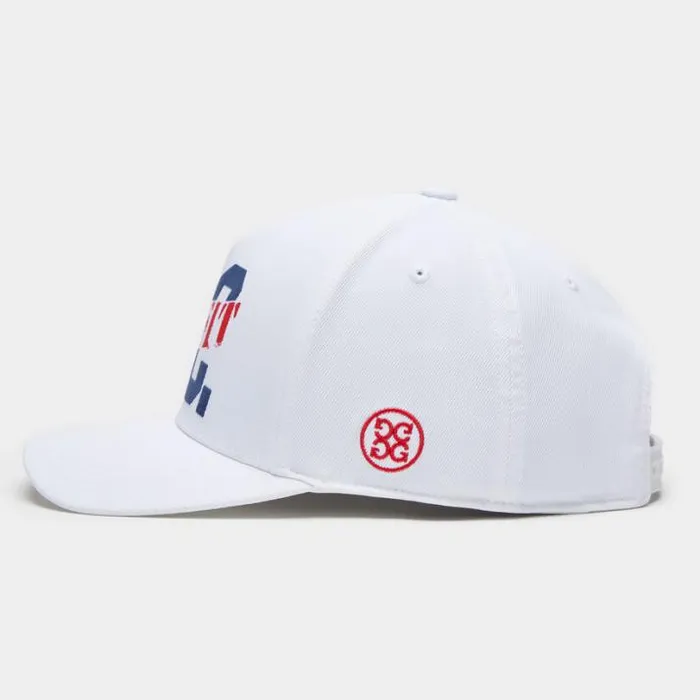 Hats Men GFORE CC MISFIT STRETCH TWILL SNAPBACK HAT Snow