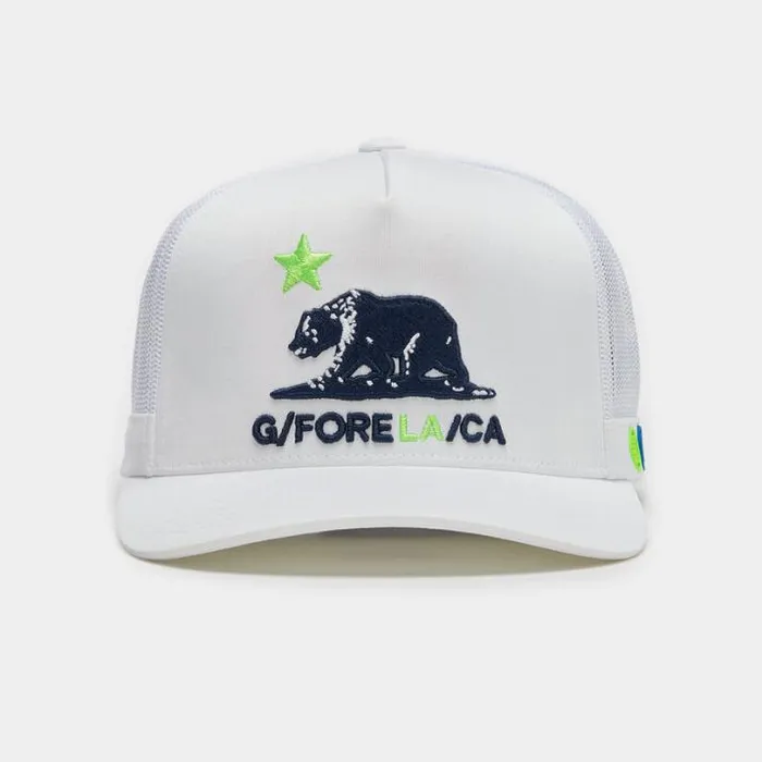 Hats Men GFORE CALIFORNIA INTERLOCK KNIT TRUCKER HAT Snow