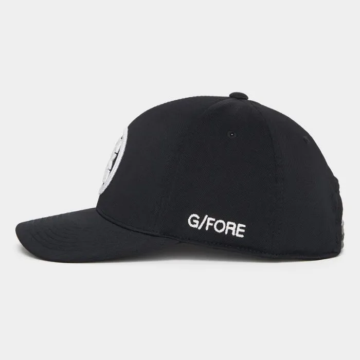 Hats Men GFORE CIRCLE G039S STRETCH TWILL SNAPBACK HAT Onyx